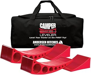 ANDERSEN HITCHES | 3644 | 2-Pack Camper Leveler Blocks w/Sturdy Bag w/Double Handles RV & Towing Accessories | Camper Leveling System | Outdoor Camping Levels