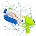 Produktbild Wasserpistole, Wasserspritzpistolen Bunte Kinder Wasserpistole Spritzpistole Wassersprühpistole Kinderspielzeug für Jungen und Mädchen Geburtstagsparty Souvenirs (Grün und weiß)