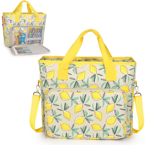 Katech Sac Rangement Fils Textiles, Grand Sac &agrave; Tricoter pour Ran...