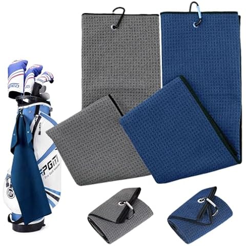 Feicuan 2 Pack Microfiber Golf Towels Cover