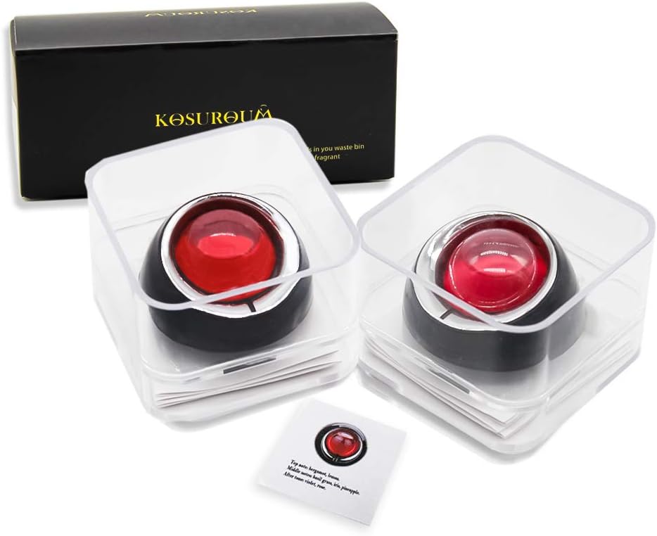 Car Air Freshener Breathable Film Perfume for Cars, Auto Air Freshener Vent Clip (Odor Eliminator,Natural Volatilization,Cycle Use)(2 Pack,Cherry)