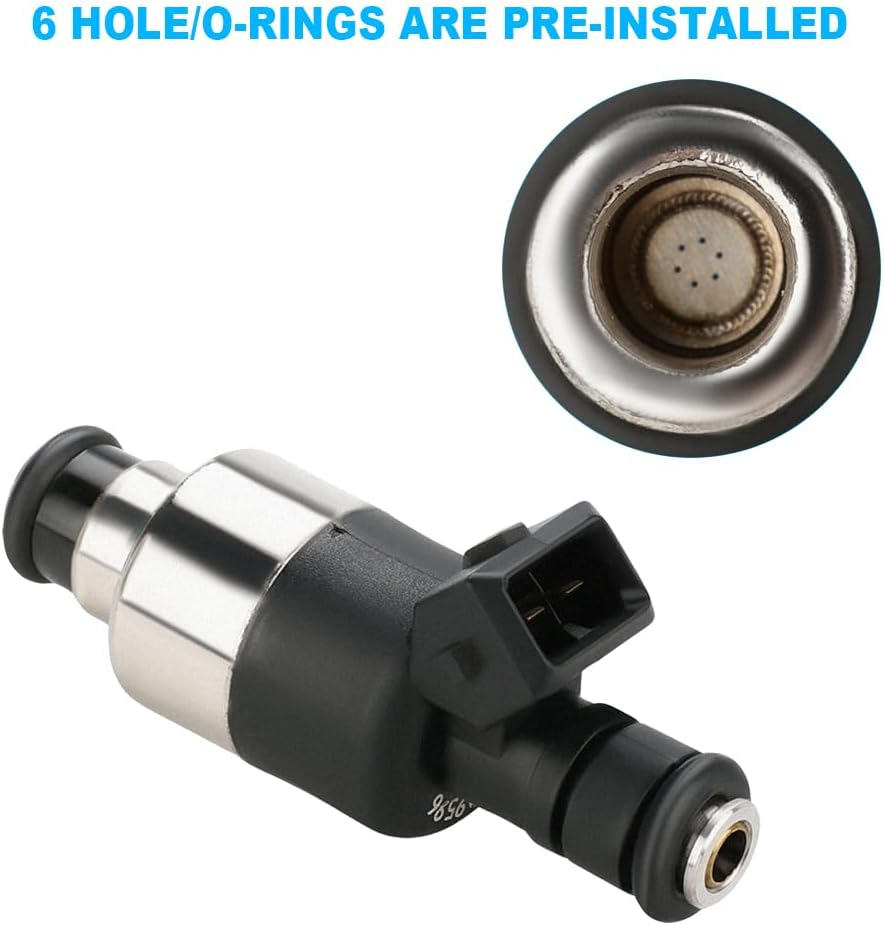 JDMON Fuel Injectors Compatible with GMC B7, Savana 3500, P3500,Chevy Express 3500, B7, P30, C2500, C3500, C6500 & C7500 Kodiak, K2500, K3500, V8 7.4L 1996-2000 Replacement for FJ241 FJ10058