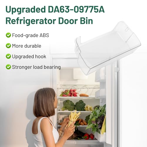 image for UPGRADED DA63-09775A DA97-20984A Refrigerator RIGHT Door Shelf Bin Fit