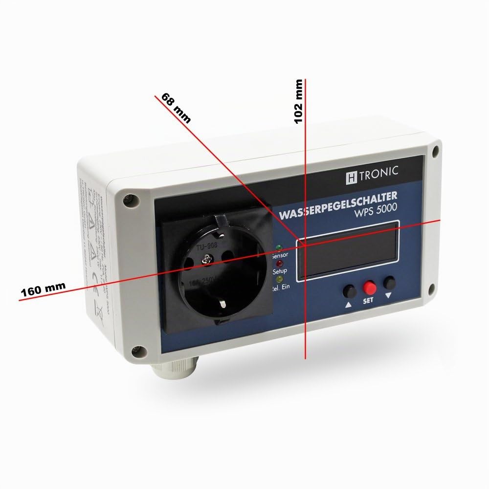 H-Tronic 1114500 Niveauregler Füllen, Leeren 30.00 m