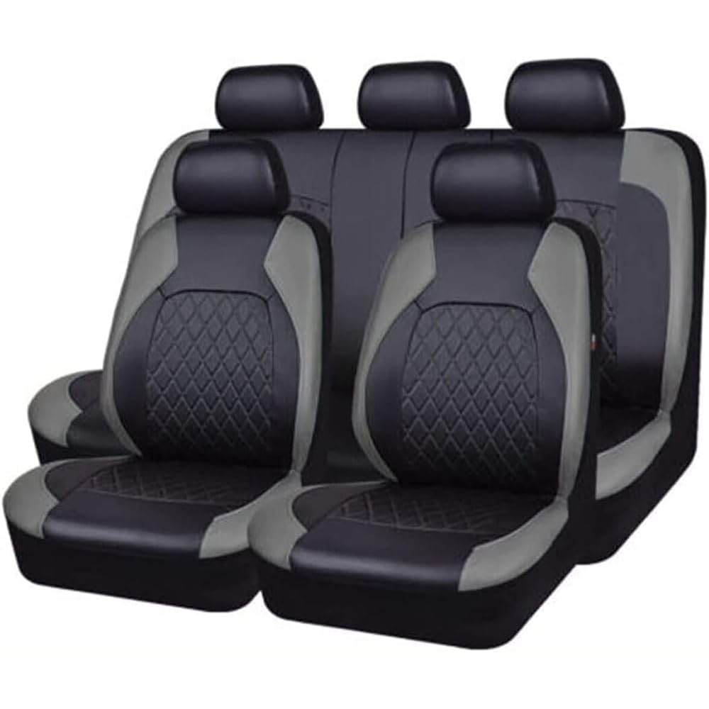 Saxcxcs C/Gris Saxxs Ar Seat Set Suitable For Daia Duster 2.Gen 1.Gen Hm Hs 2010-2023 2024 2025 Ar Leather Seat Over Sets Omfortable Genuine Leather Ar Seat Aessories,