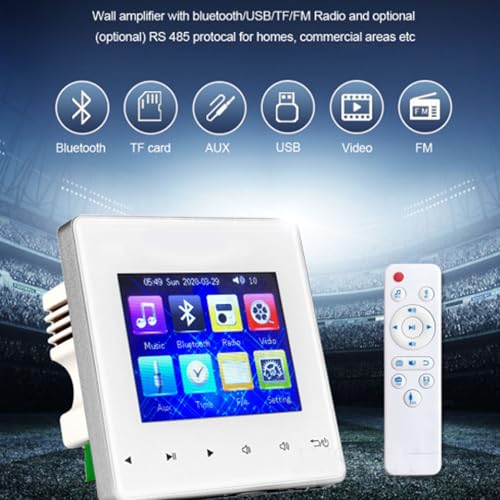 Gugxiom Smart Bluetooth Wall Amplifier, 2.8 Inch HD Touch Screen by Gugxiom - Used condition - Image 2
