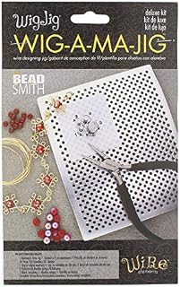 The Beadsmith Thing-A-Ma Jig Deluxe Metal Jewelry Wire Wrap Tool, Plastic aluminium
