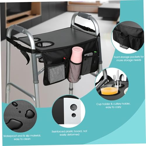 Plateaux de marche pliants pour sécuriser les repas et ranger vos objets de lecture - 3