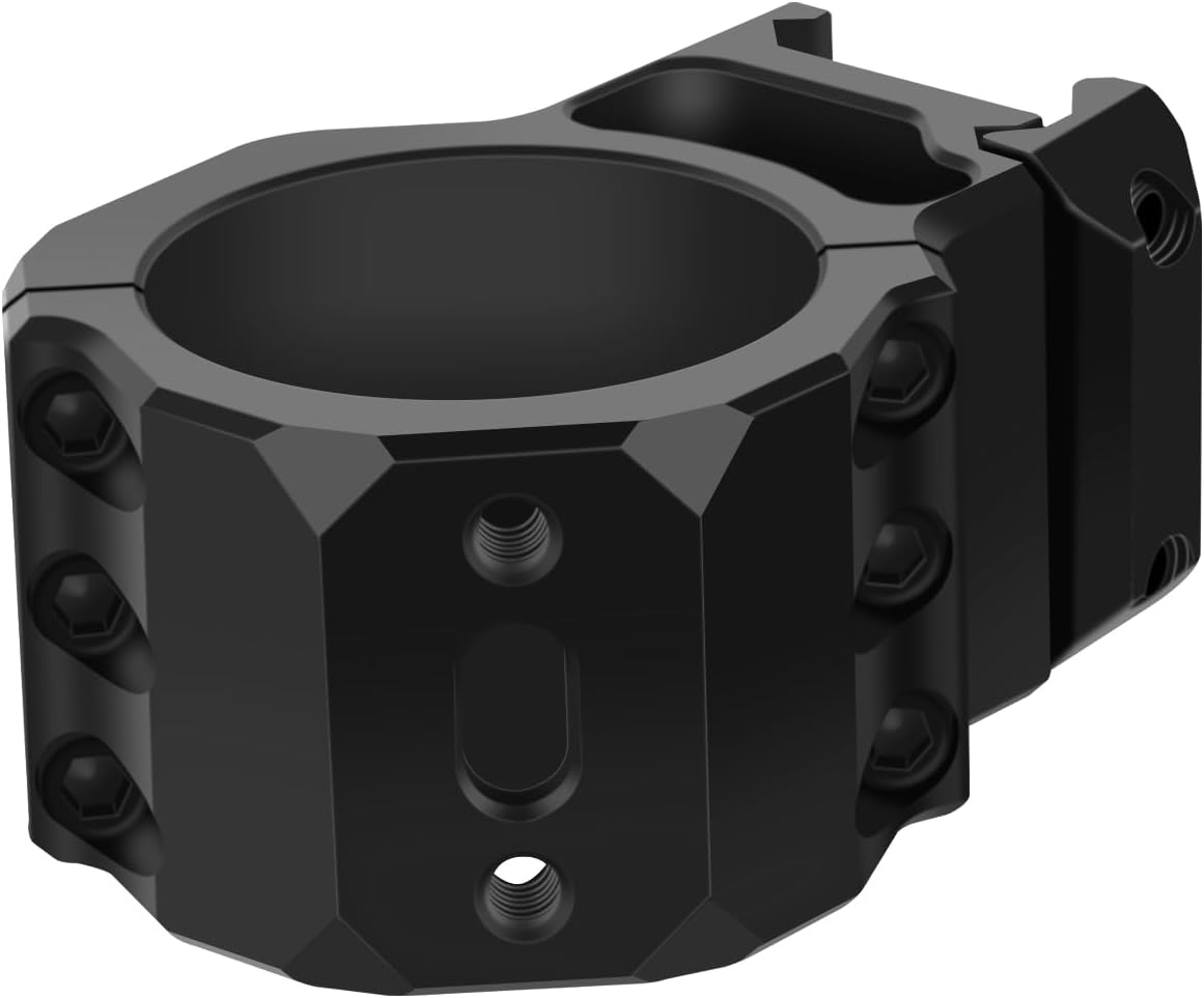 SPINA OPTICS Precision Riflescope Rings 34mm Tube with Recoil Lugs- Compatible with Picatinny Rails -7075 Aluminum Alloy Scope Rings Mount- 2 Pieces