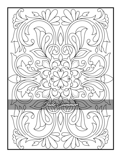 100 Amazing Patterns: An Adult Coloring Book with Fun, Easy, and Relaxing Coloring Pages - Image 46
