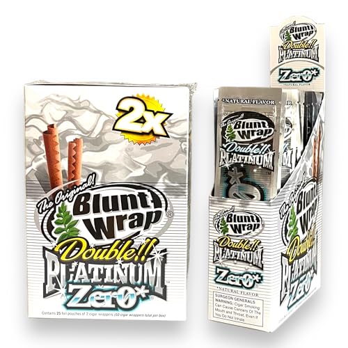 BluntWrap Double Platinum �u�����g���b�v �_�u���v���`�i��/Zero �[�� / 1BOX���臀1��25�p�b�N��