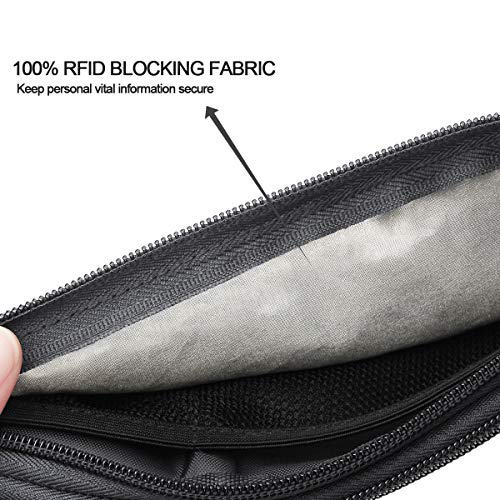 Image of Ryaco Travel Money Belt, Slim RFID‑Blocking Hidden Waist Pouch