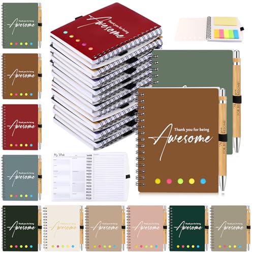 Carnet de notes à spirale en vrac pour réunions et bureau nomade