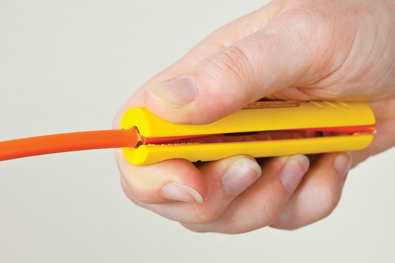 JOKARI 1 - Utensile spelafili, per cavi coassiali 4,8-7,5 mm, in PVC, 3 x 0,75 mm