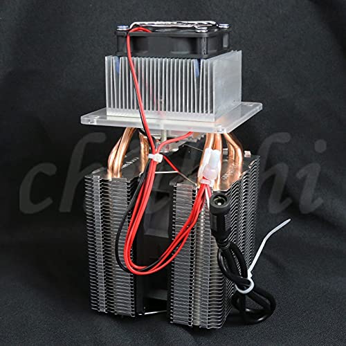 DIY semiconductor Refrigeration chip Homemade Small Refrigerator Small air Conditioner Cooling kit - (Color: Orange)