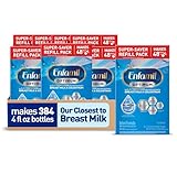 Enfamil Optimum Baby Formula, Our Closest Formula to Breast Milk, Immune-Supporting Lactoferrin also found in Breast Milk, Brain-Building DHA, 30 Oz, Pack of 8