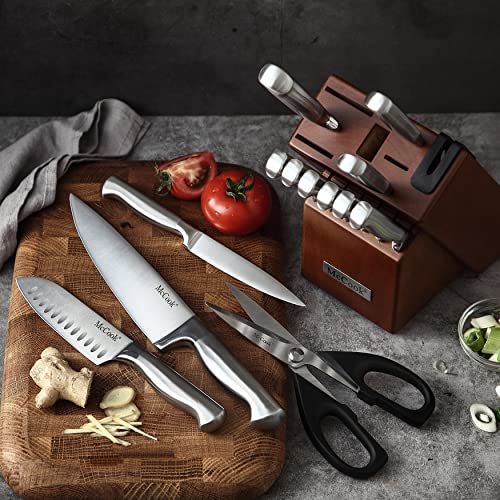 Mccook MC29 Knife Sets, German Stainless Steel Kitchen Knife Block Sets thumb #5
