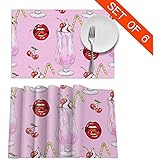 Una variedad de diseños gráficos para agregar un poco de moda a la actualización de su vida. Es el traje para la cafetería del hotel de oficina y la decoración de la cocina; Muy perfecto para el uso diario o vacaciones, etc.