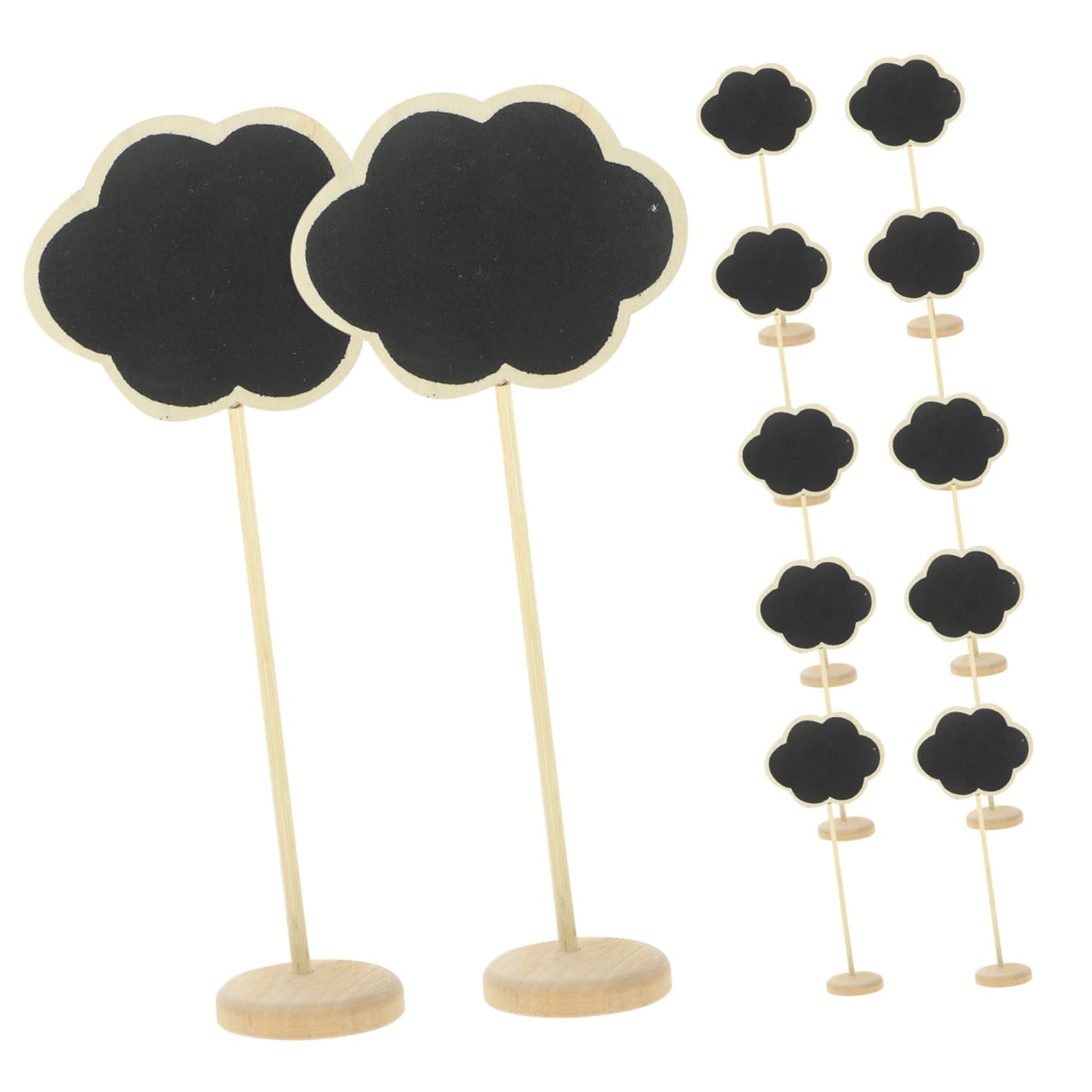 STOBOK 3er-set Elegantes Memoboard Aus Holz: Pinnwand Für Hochzeitsdekoration Homeoffice Foto-requisite 12 Stück X 3