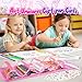 Unicorn Toys for Girls Age 4 5 6 7 8, Unicorn Washable Markers Set with Glitter Pencil Case, Girl Toys Coloring Drawing Kits Art Supplies for Kids 4-6 Birthday Christmas Gifts for 4-8 Year Old Girls