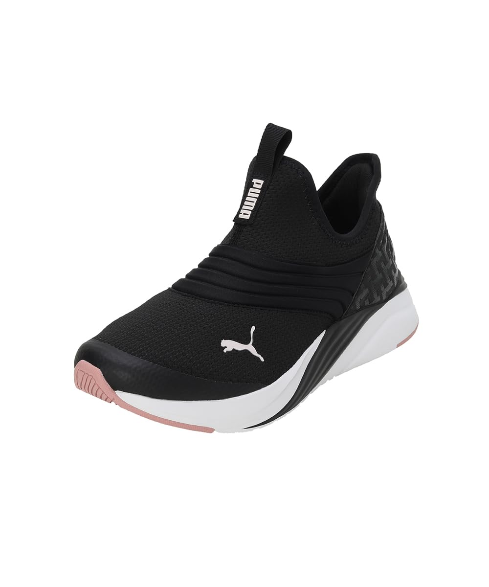 Puma Womens SR Sophia 2 Slip-On Logo Lux Black-Future Pink-Frosty Pink-White Running Shoe - 4 UK (37878801) (B0CBPTMMHY) Amazon Price History, Amazon Price Tracker