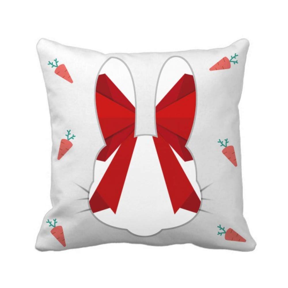 Housse de coussin lapin origami pour cocooning au salon cet hiver