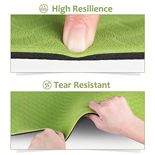 Glymnis Yoga Mat Thick w/ Carrying Strap - Image 3