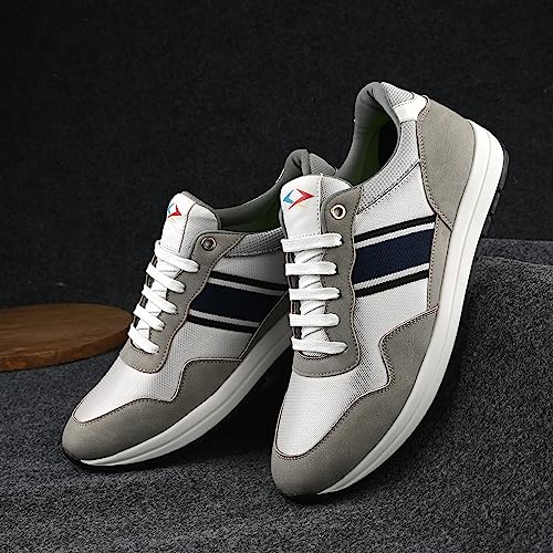 Image of Cruiser Mens Running Shoes|Everyday Sneakers with Effortless Vibes|Casual Breathable Walking Shoes|Sport Athletic Sneakers|Gym Comfortable Lightweight Shoes (Pace-1)