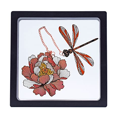 Blbmh 4In1 Pretty Metal Bookmarks For Women Girls Cute Bookmark Ideal Gifts For Book Lovers Readers Best Friends -Flower Dragonfly #TOP1