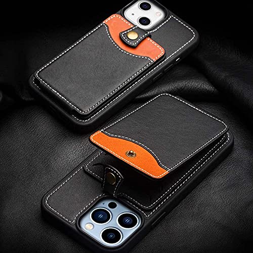 Étui cuir iPhone 13 Pro Max marron résistant aux rayures écran - 2