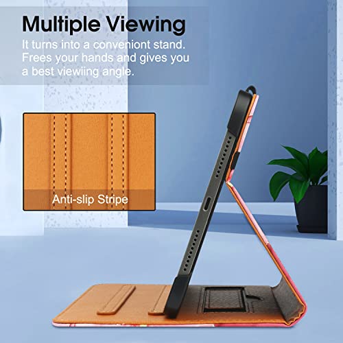 FANRTE iPad Mini 6th Generation Case 8.3 Inch 2021, Premium PU Leather Folio Stand Smart Protective Cover - Image 4