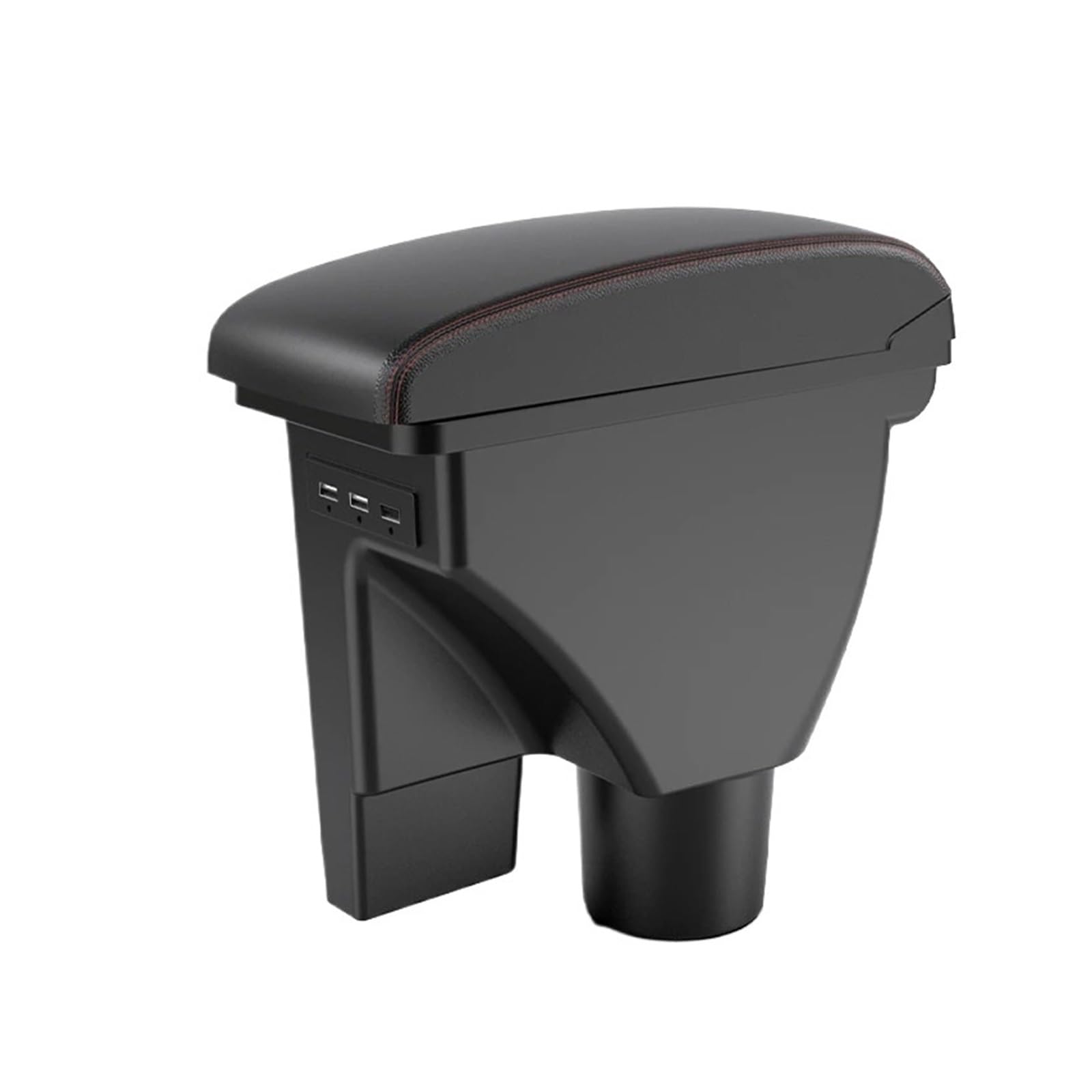 Hguvsjd Armrest Box For Hyundai For Getz Armrest Box Retrofit Parts Dedicated Center Storage Accessories Car Armrests(A Black red)