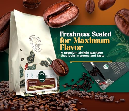 Café en grano colombiano arábica de tueste claro 12 oz miniatura 5