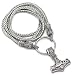 Viking Metal Cord Ravens of Odin with Thor's Hammer Mjolnir Scandinavian Huginn and Muninn 60 cm?- ¡­