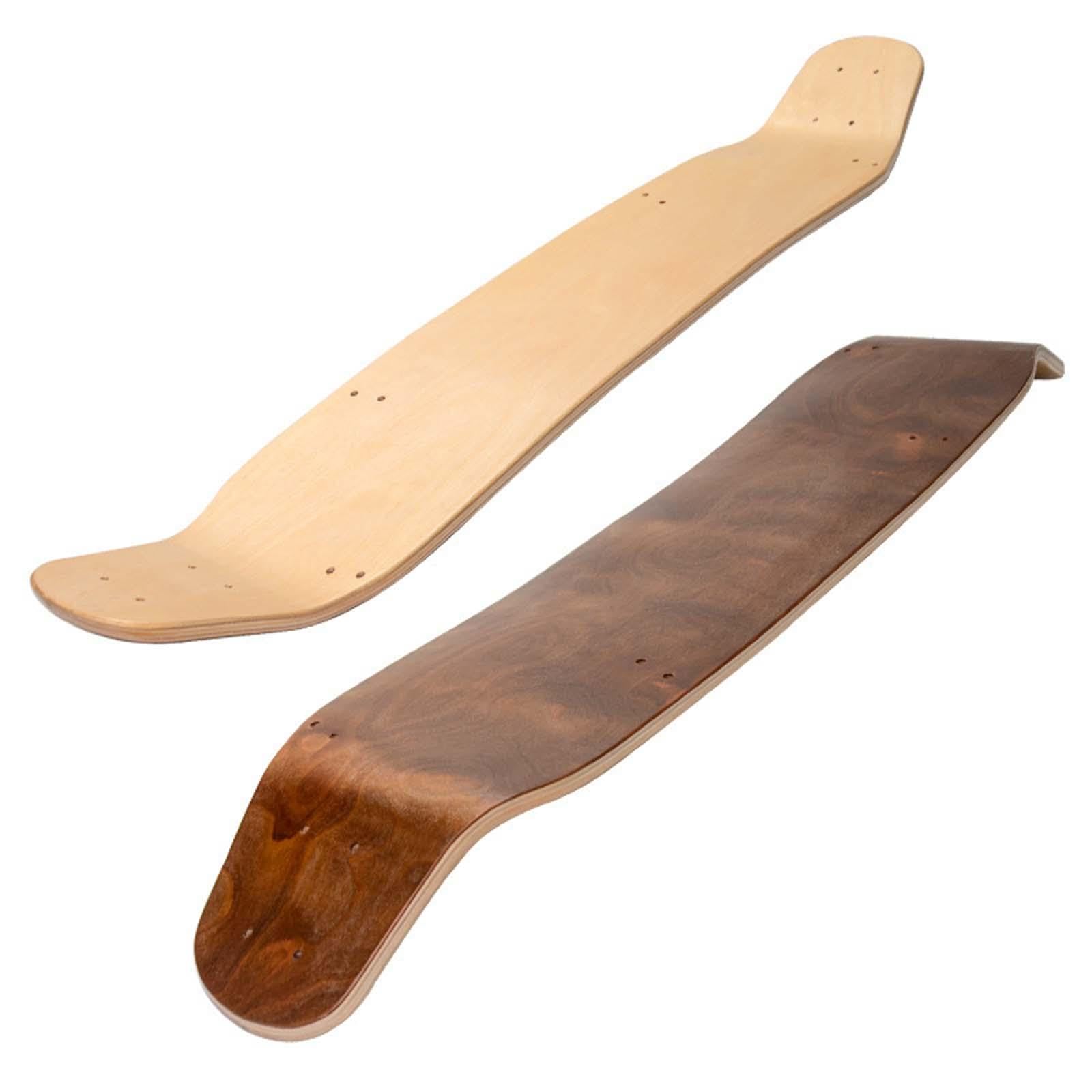 Amagogo Skateboard Deck Mountainboard Deck Doppel Stabile Konstruktion Umweltfreundliche Longboard Deck Skateboard Licht Decks