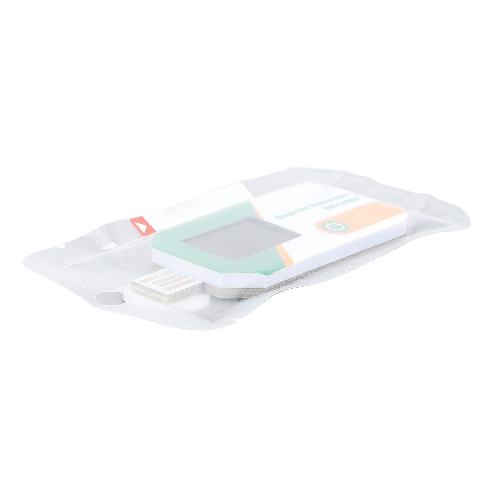 USB Temperature Logger with PDF CSV Reports, Water Resistant, 32000 Points for Cold Chain Transportation, Single Use