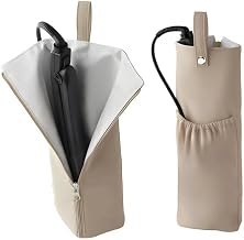 Hair Iron Case, Storage, Curling Iron Storage, Heat Resistant, 300 degrees, Can Be Stored Hot, Hanging, Hair Iron Pouch, Cord Storage Pocket, Portable, Travel (Beige)