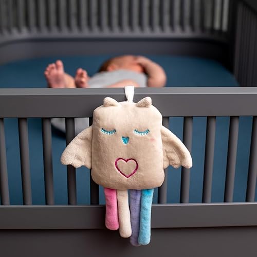 Miniatura 6 de Lulla Owl Baby Toys Sleep Aid - Máquina de sonido para latidos del corazón y respiración de la vida real, se fija a la cuna, adecuado desde el
