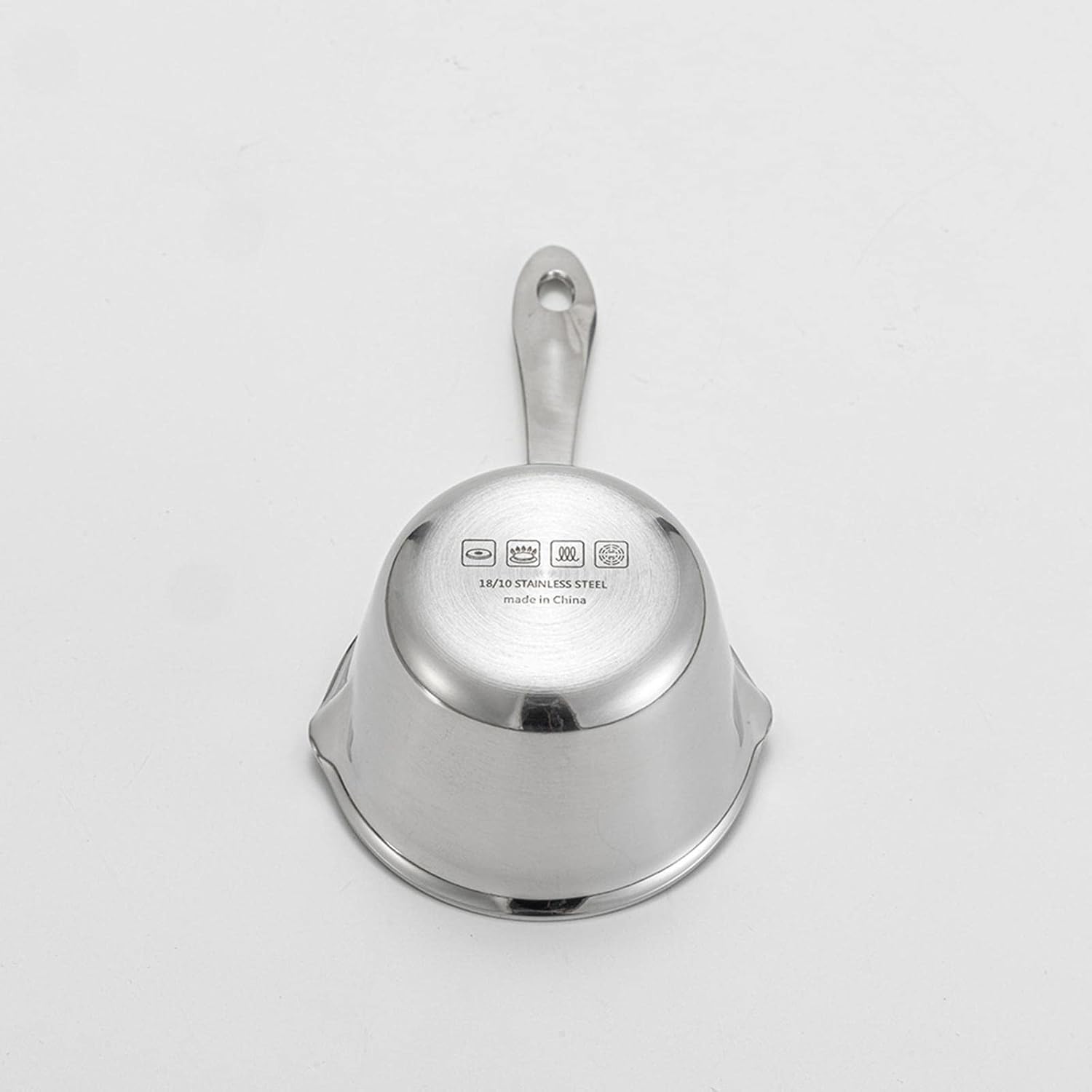 Universal Butter Melting Pot Saucepan Melting Boiling Pot Long Handle Milk Pot for Kitchen Camping Outdoor Cooking Pasta, Large Handle