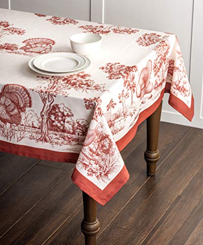 Maison d'Hermine Tischdecke, Rechteckig, 100% Baumwolle (180 cm x 140 cm) – Ansicht 9