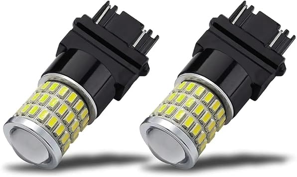 Mandark 7443 Car LED Bulb, 2PCS Super Bright Automotive Reverse Tail Brake Light, Vehicle Daytime Running Backup Lighting Replacement Accessories, Universal for SUV Sedan Truck Yellow