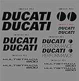 ducati multistrada 1200 Hochqualitative Aufkleber, hält 5–7 Jahre im Freien. Resistent gegen alle Witterungseinflüsse