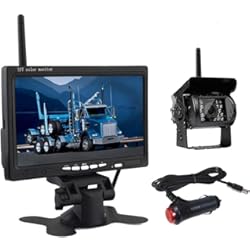 Camara Marcha Atras Renault Megane 4 Podofo Cámara de visión Trasera inalámbrica, 7 "HD TFT LCD Vista Posterior Monitor + Cámara retrovisor Impermeable para Camiones RV