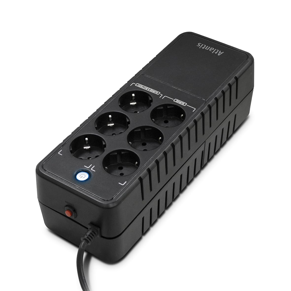Atlantis Land OnePower 1000 sistema de alimentación ininterrumpida (UPS) 1000 VA 6 salidas AC - Fuente de alimentación continua (UPS) (1000 VA, 500 W, 162 V, 290 V, 220 V, 50 Hz)