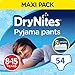 Price comparison product image Huggies DryNites Boy's Pyjama Pants, 8-15 Years (54 Pants)