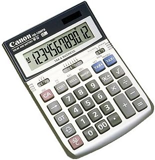 Canon HS-1200TS Compact Desktop Calculator, 12-Digit