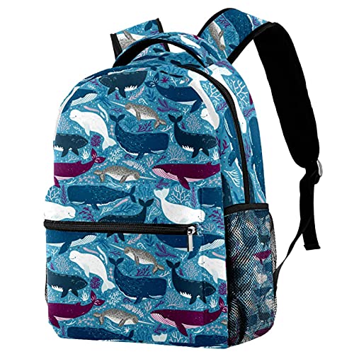Mochila para ordenador portátil con compartimento escolar amplio