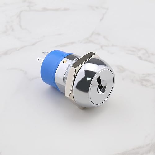 Miniatura 5 de Interruptor de arranque de encendido con 2 teclas, 3 posiciones, encendido y apagado, interruptor de encendido Controles para movilidad, scooter,