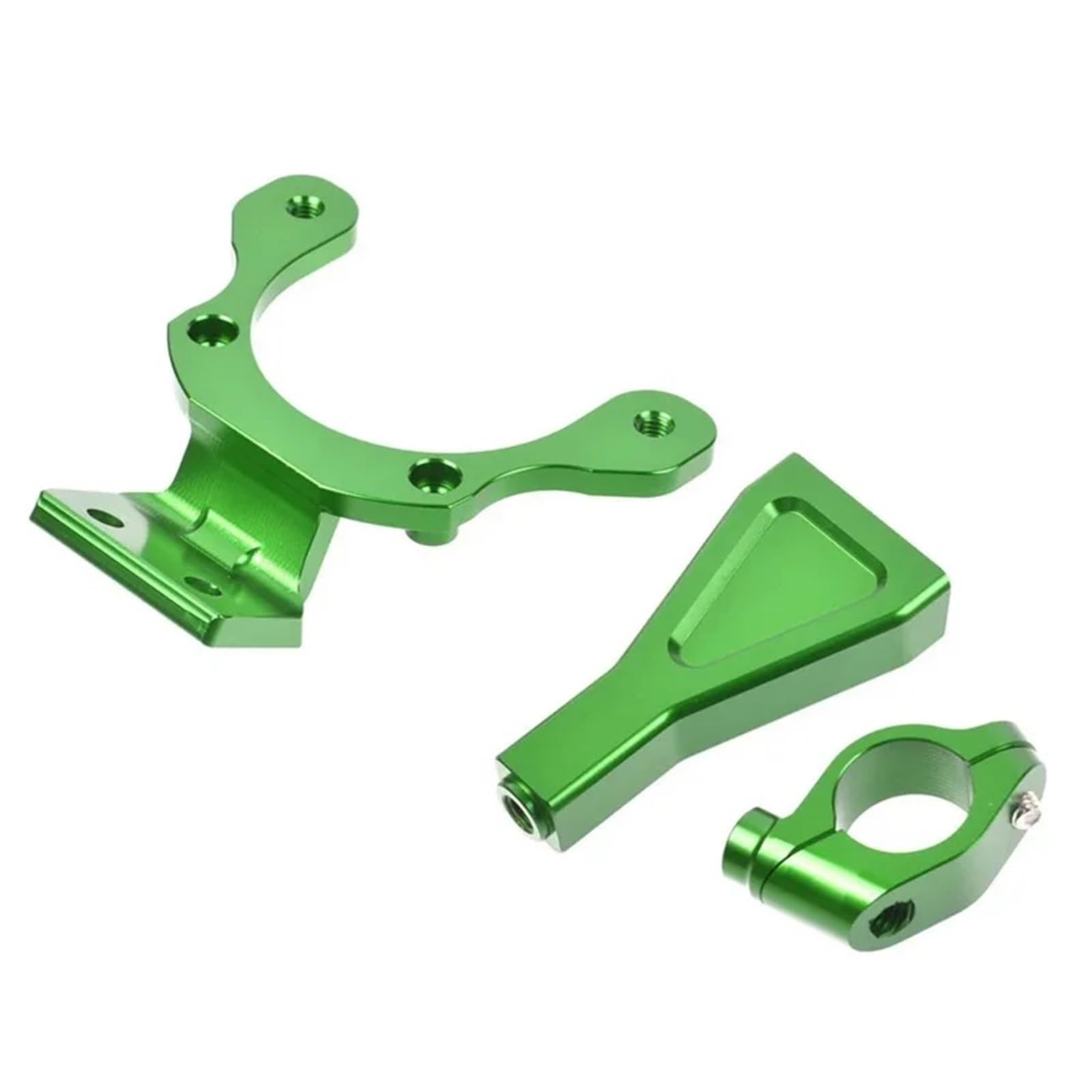 Stabilizator Stabilizator układu kierowniczego Zestaw wsporników mocowania amortyzatora skrętu z włókna węglowego do motocykla Pasuje do Kawasaki Z900 2017-2023(Bracket Black)