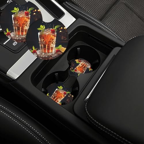 Juego de 2 portavasos para auto clásicos universales miniatura 1